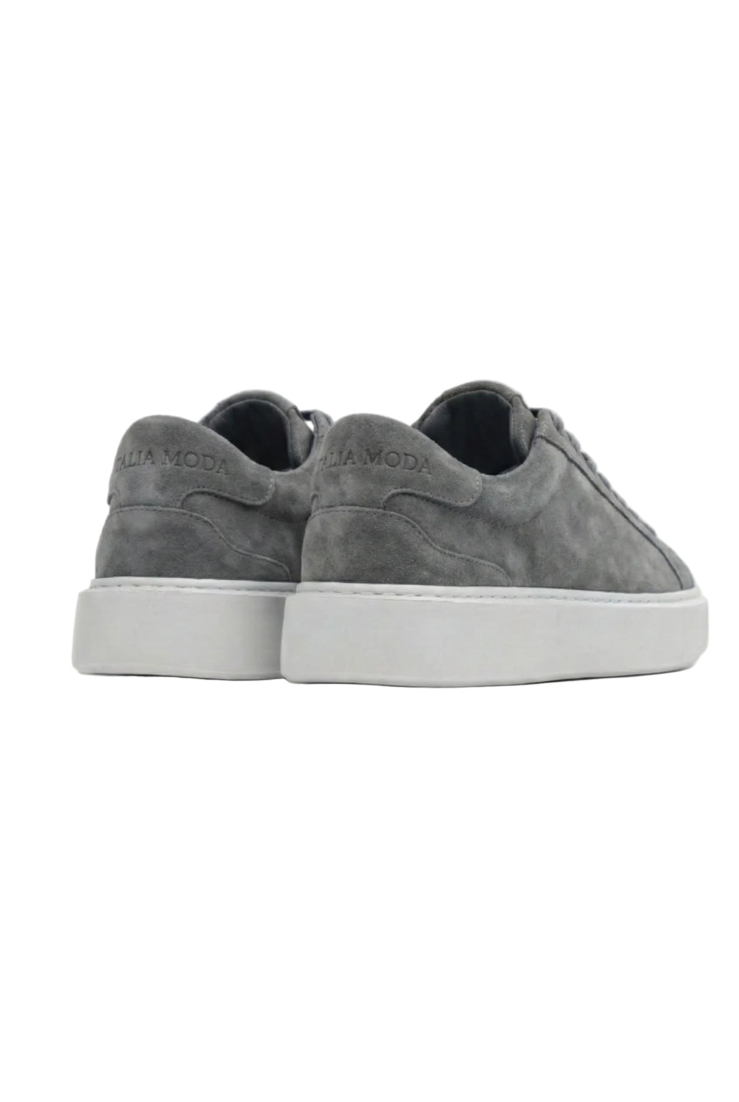 Italia Moda Sneaker in Camoscio Premium – Grigio Scuro