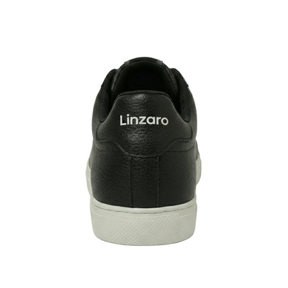 Italia Moda Sneaker in Pelle Pieno Fiore Martellata – Nero