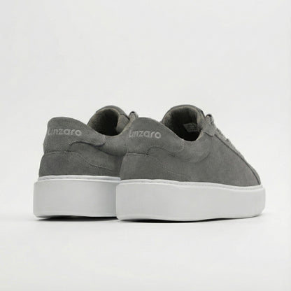 LINZARO SUEDE TRAINER – GREY