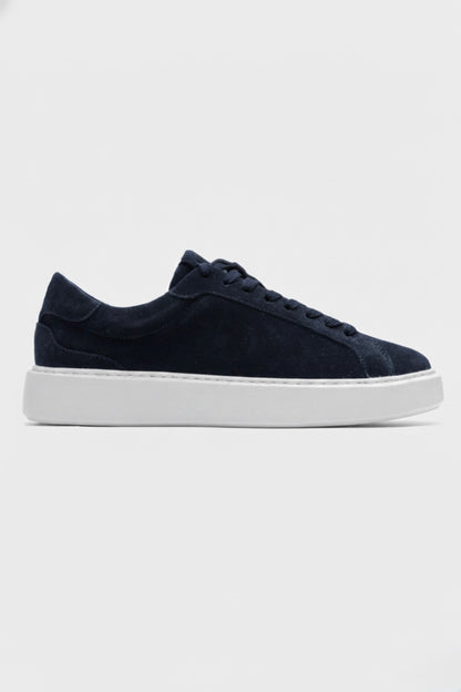 LINZARO SUEDE TRAINER – NAVY