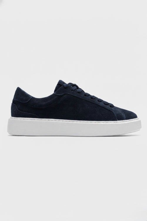 LINZARO SUEDE TRAINER – NAVY