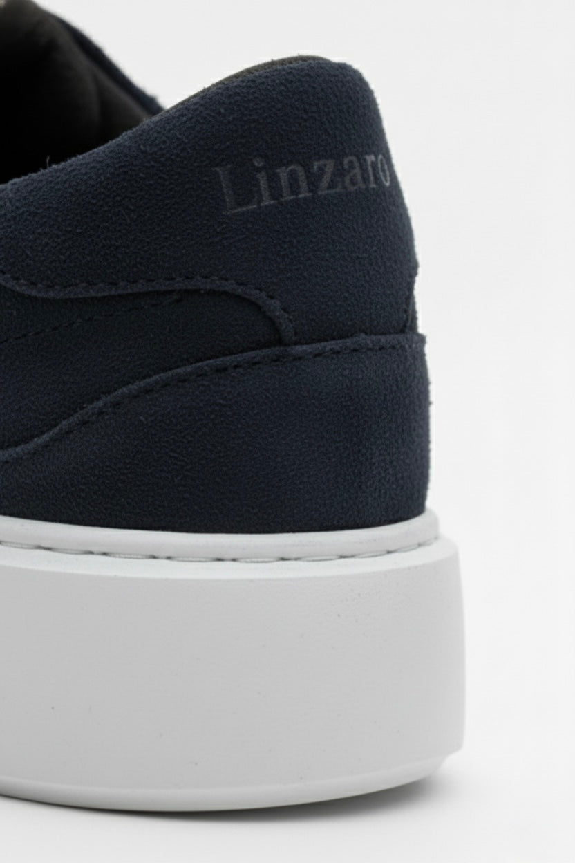 LINZARO SUEDE TRAINER – NAVY