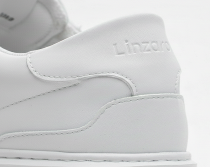 LINZARO LEATHER TRAINER – WHITE