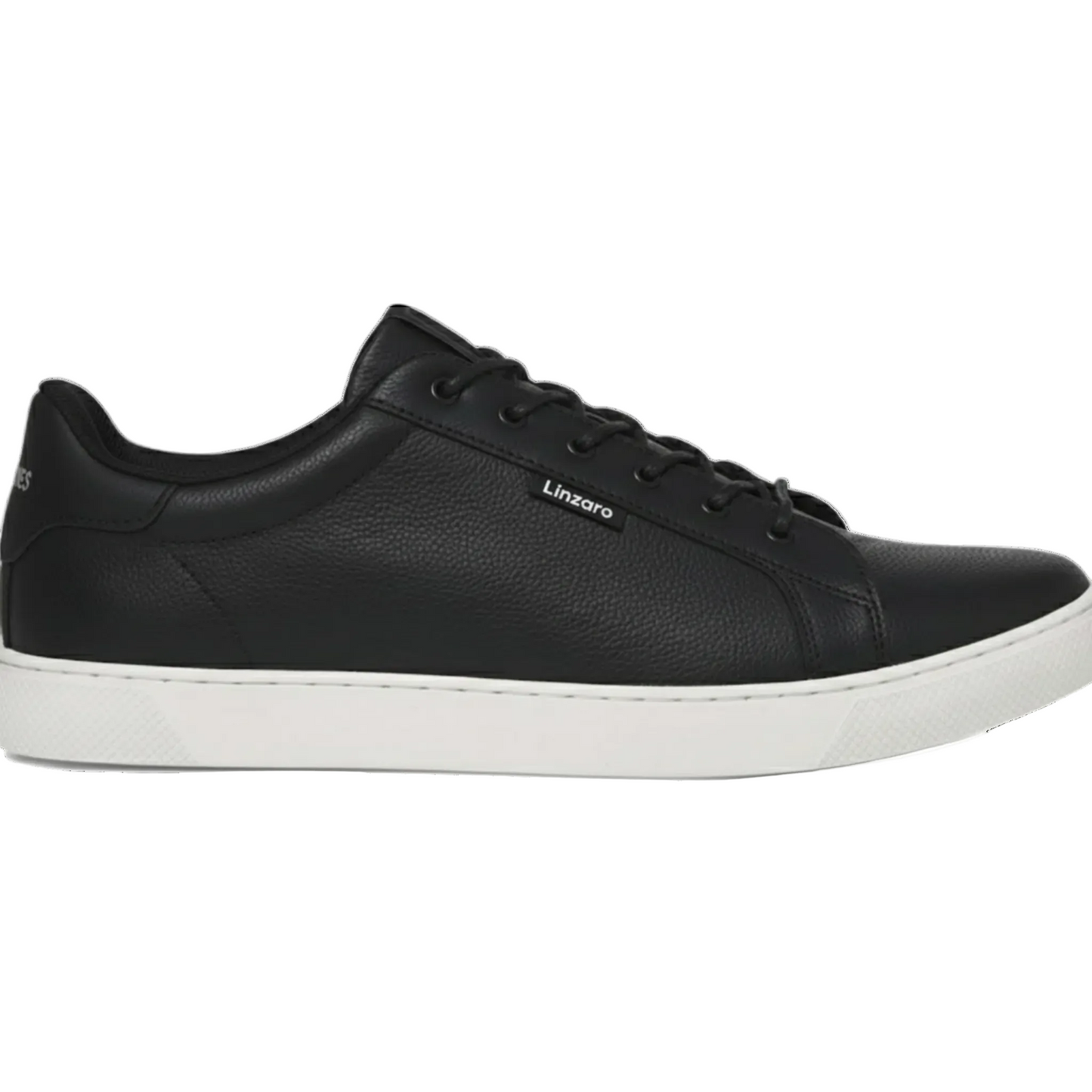 Italia Moda Sneaker in Pelle Pieno Fiore Martellata – Nero