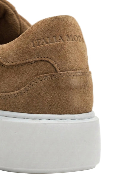 Italia Moda Sneaker in Camoscio Premium – Beige