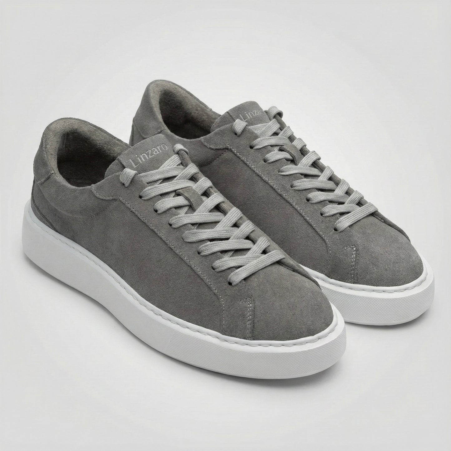 LINZARO SUEDE TRAINER – GREY