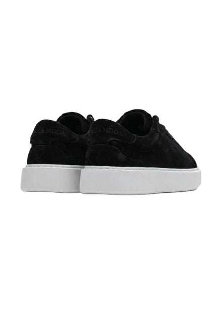 Italia Moda Sneaker in Camoscio Premium – Nero