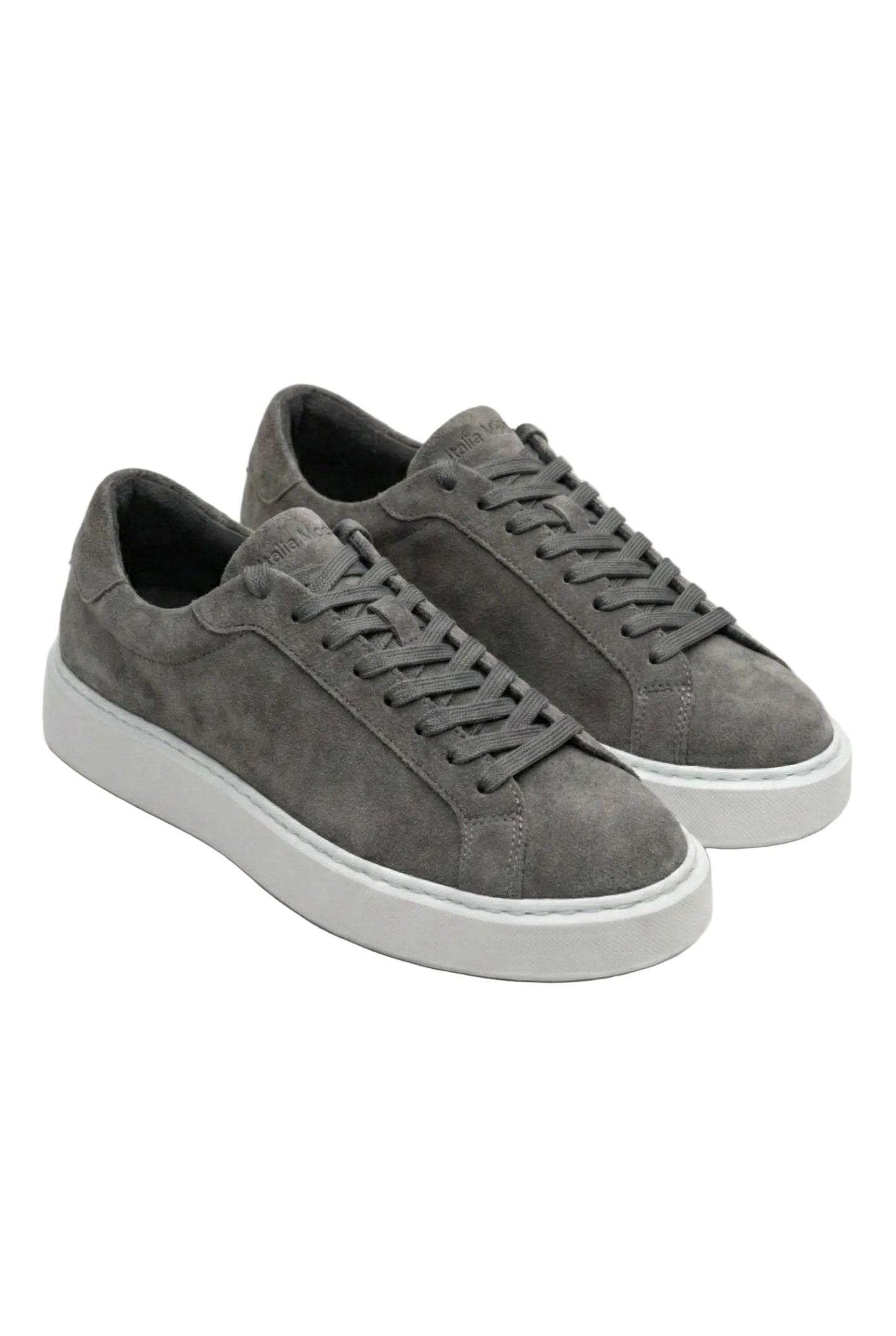Italia Moda Sneaker in Camoscio Premium – Grigio Scuro