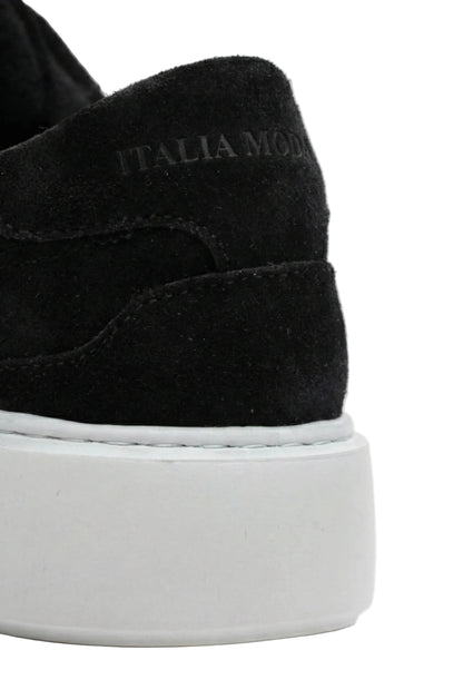 Italia Moda Sneaker in Camoscio Premium – Nero