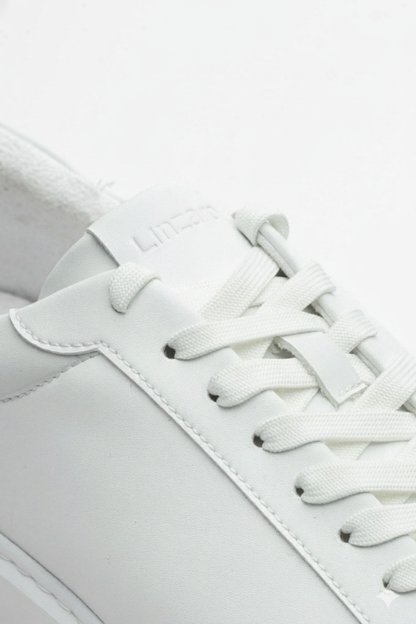 LINZARO LEATHER TRAINER – WHITE