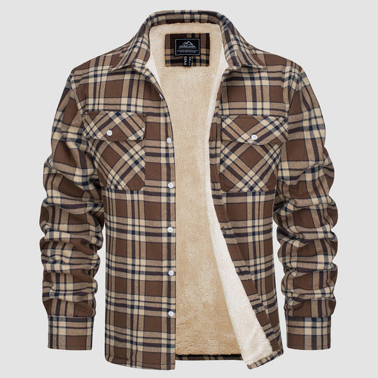 Emiliano – Herren-Sherpa-Camicia-Pile