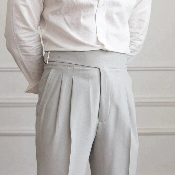 Romeo - Pantaloni classici con fibbia